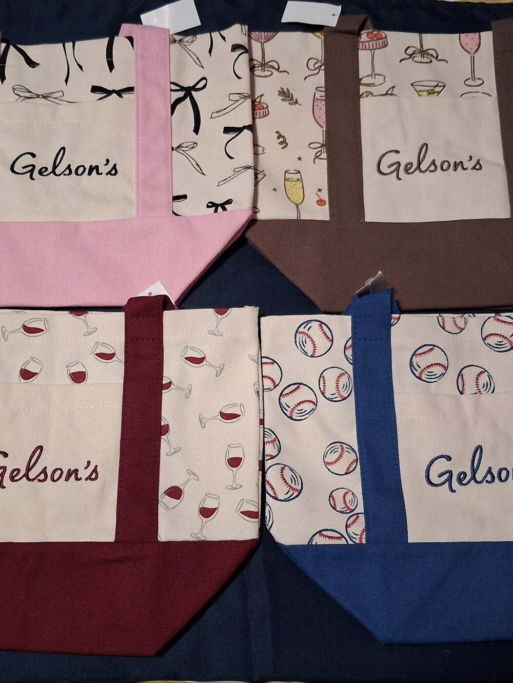 NWT!!! Gelson's Canvas Mini Tote Bag - Multiple Colors